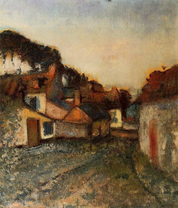 Village Street — Edgar Degas