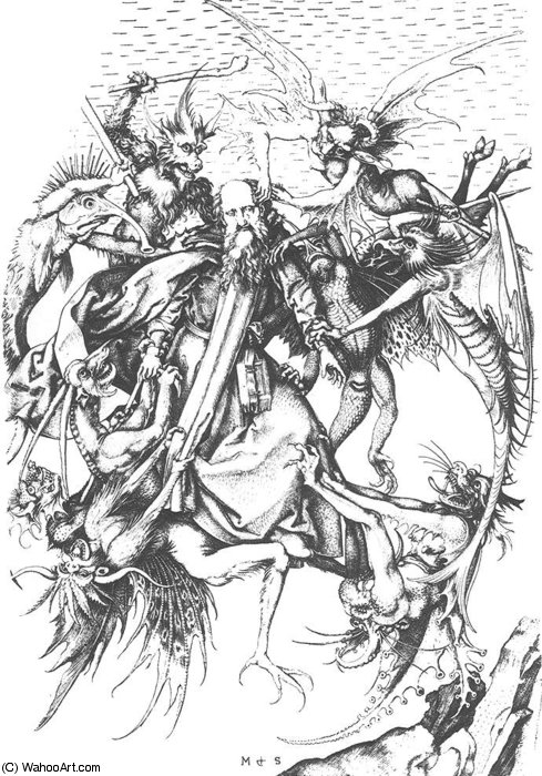 Temptation Of St Anthony — Martin Schongauer