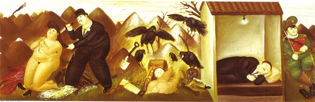 Le Meurtre D'anna Rosa Caderon — Fernando Botero