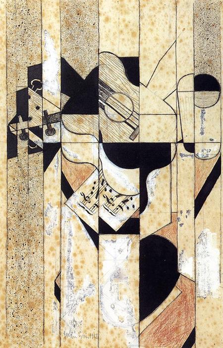 Guitar And Glass — Juan Gris