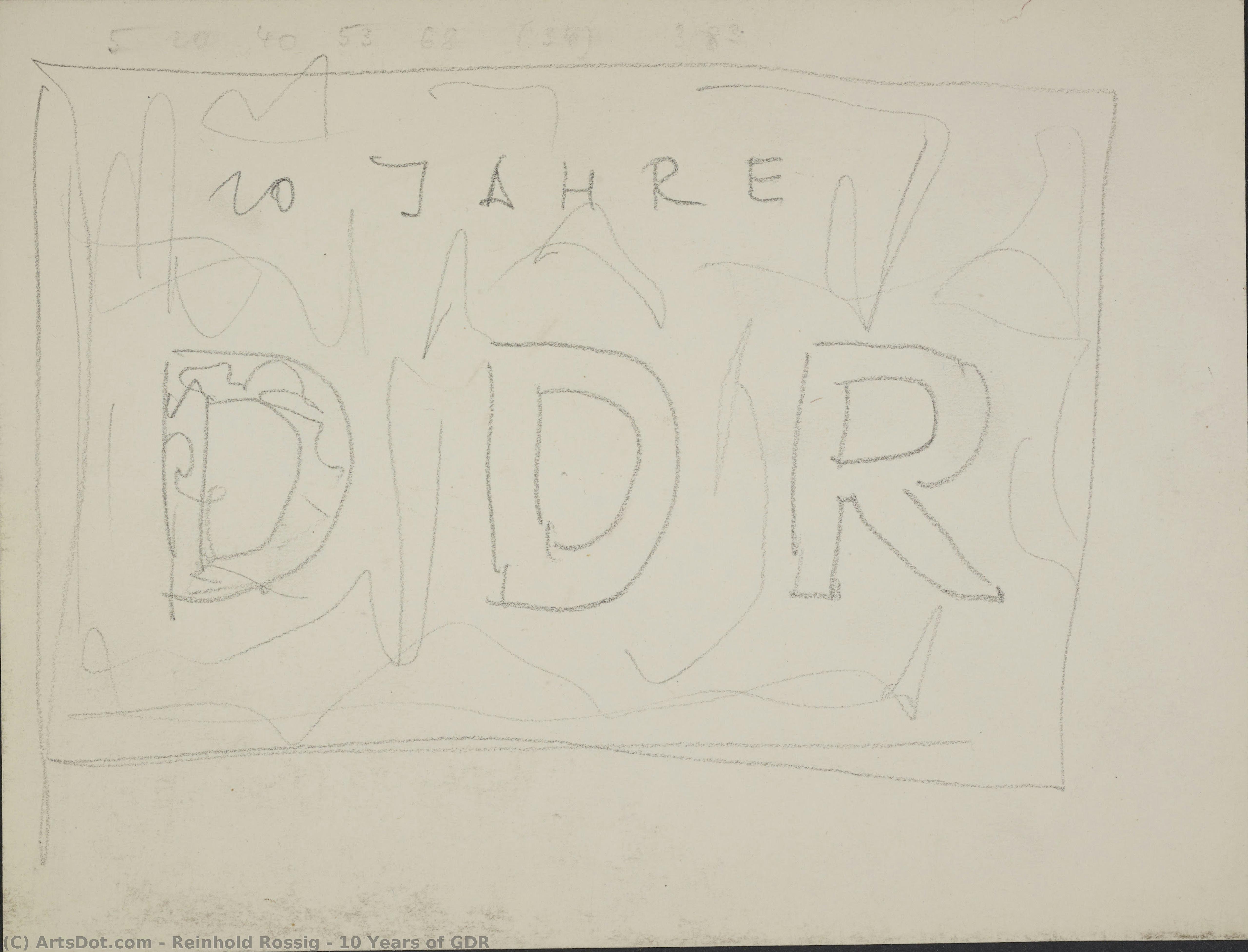 10 Years Of Gdr — Reinhold Rossig