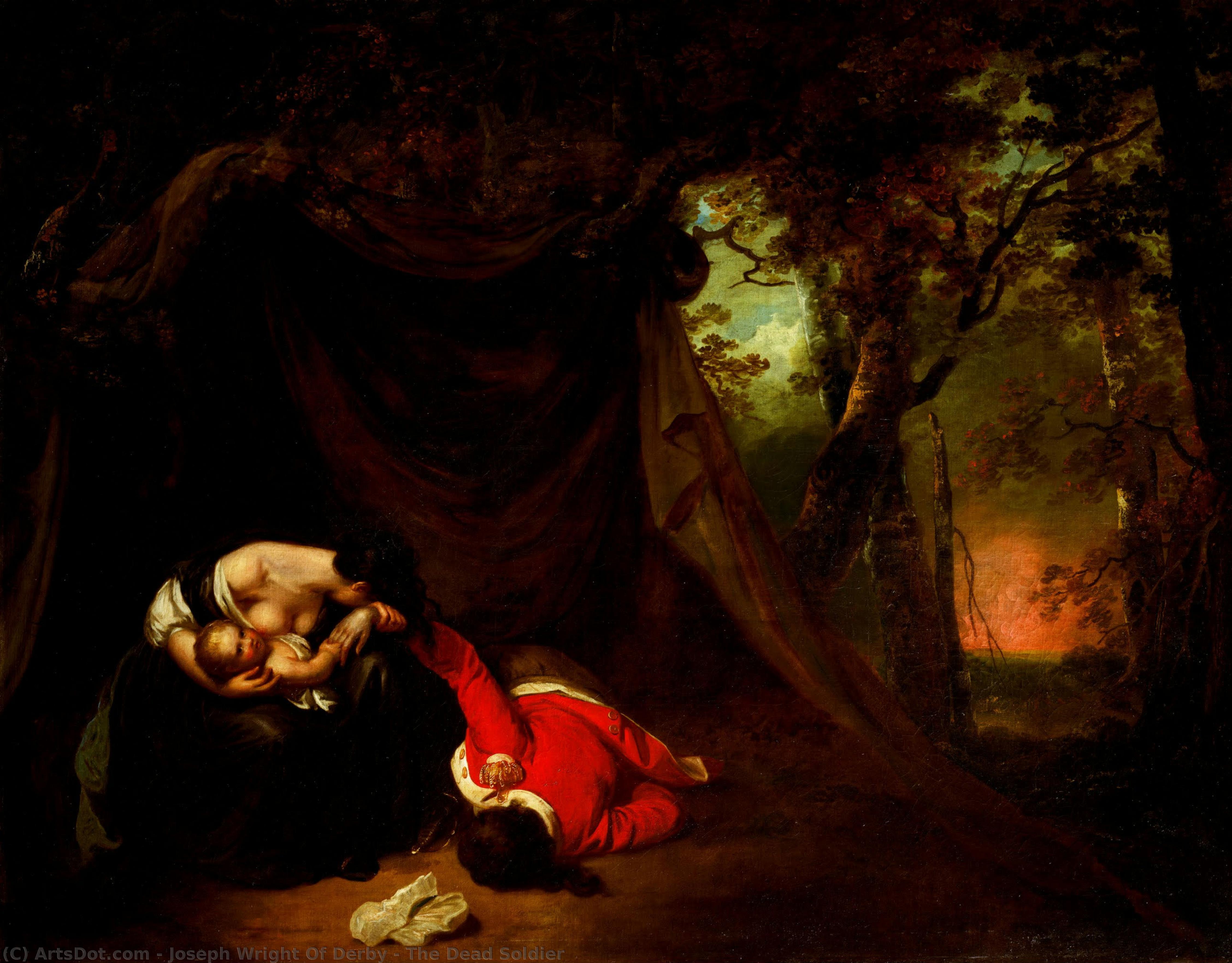 The Dead Soldier — Joseph Wright Of Derby