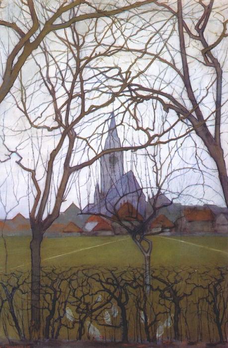 Village Church — Piet Mondrian