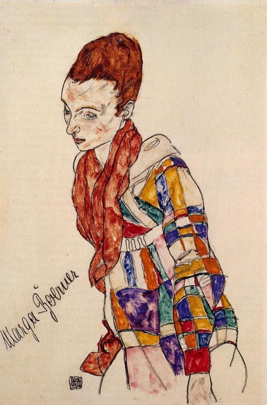 Portrait Of Marge Boerner — Egon Schiele