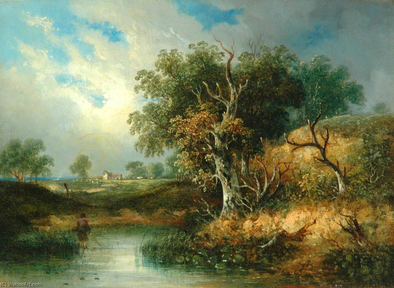 Landscape With River — Samuel David Colkett