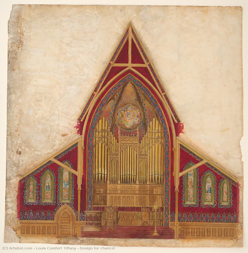 Design For Chancel — Louis Comfort Tiffany