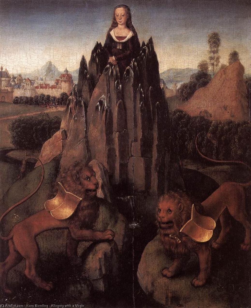 Allegory With A Virgin — Memling, Hans
