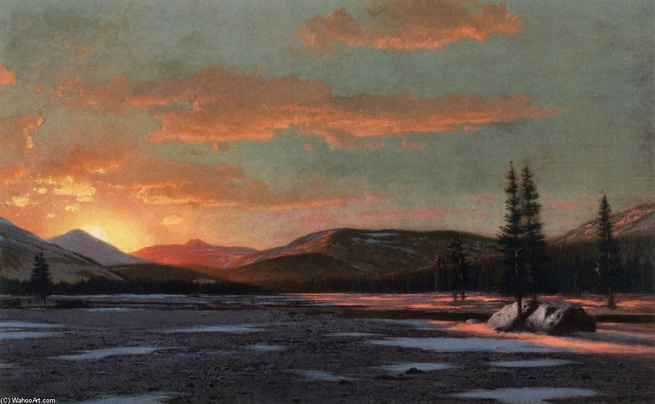 Winter Sunset — William Bradford
