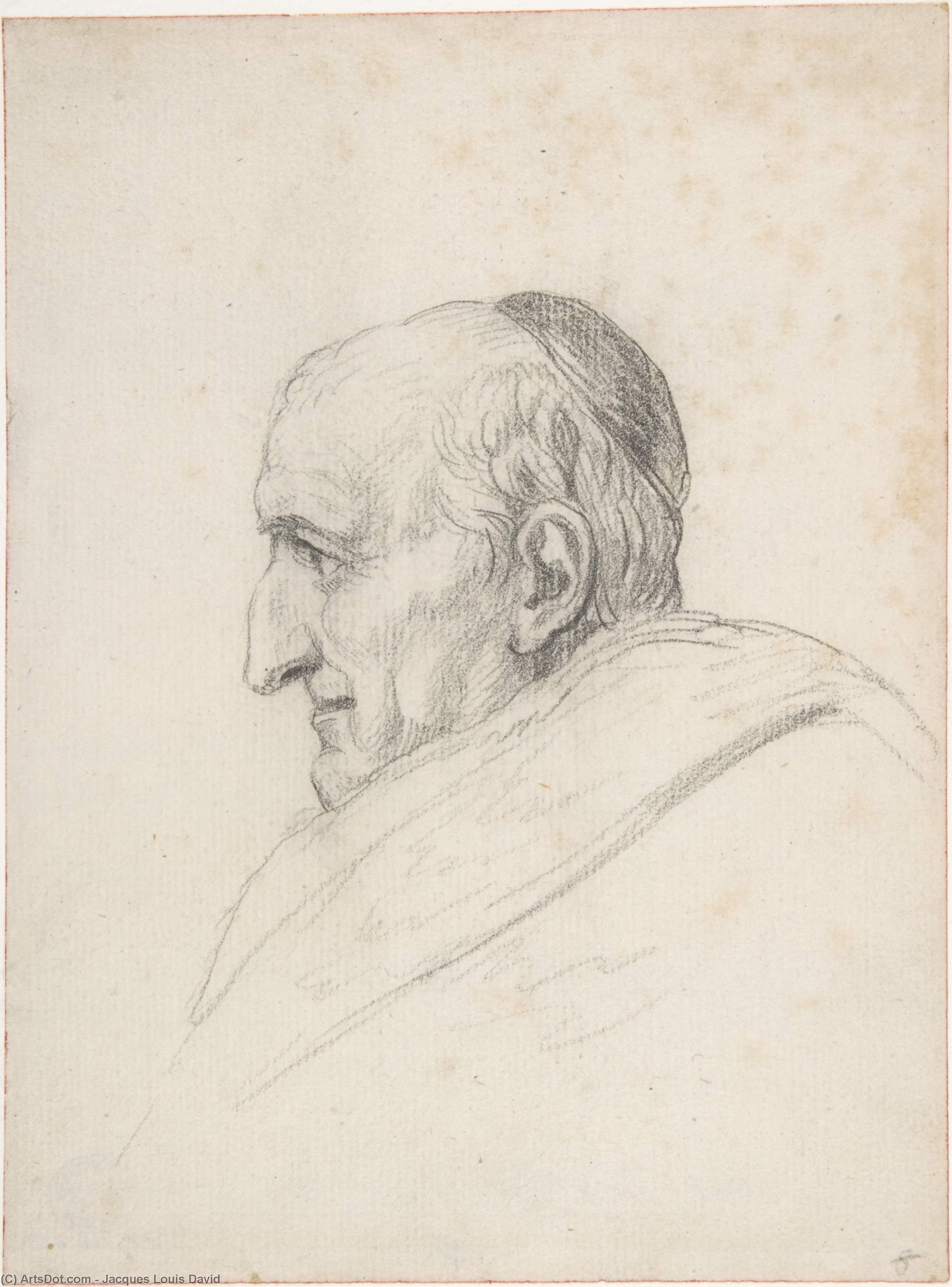 The Cardinal Pacca — Jacques-louis David
