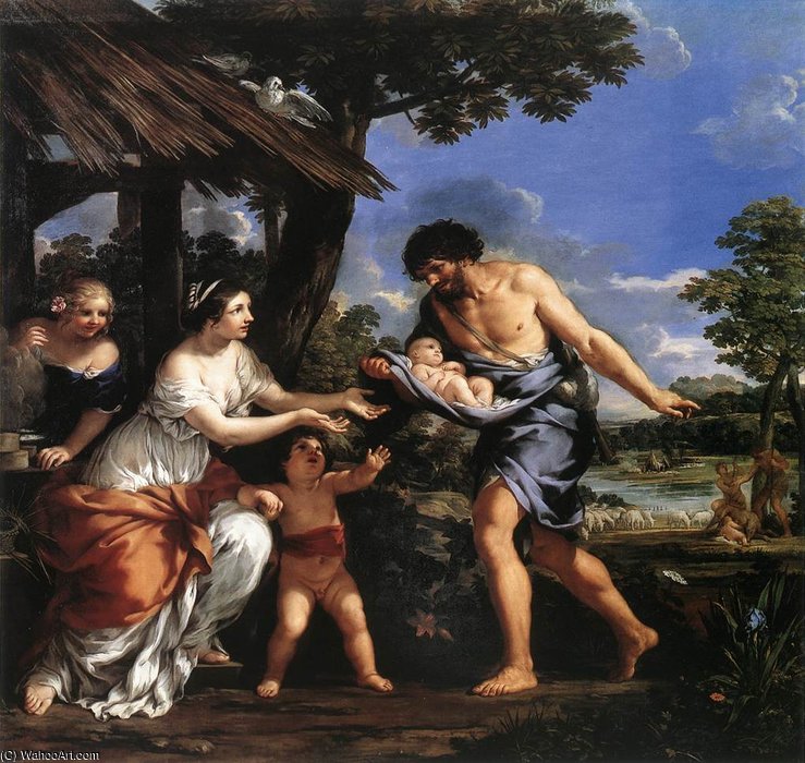 Romulus And Rems Given Shelter By Faustulus — Pietro Da Cortona