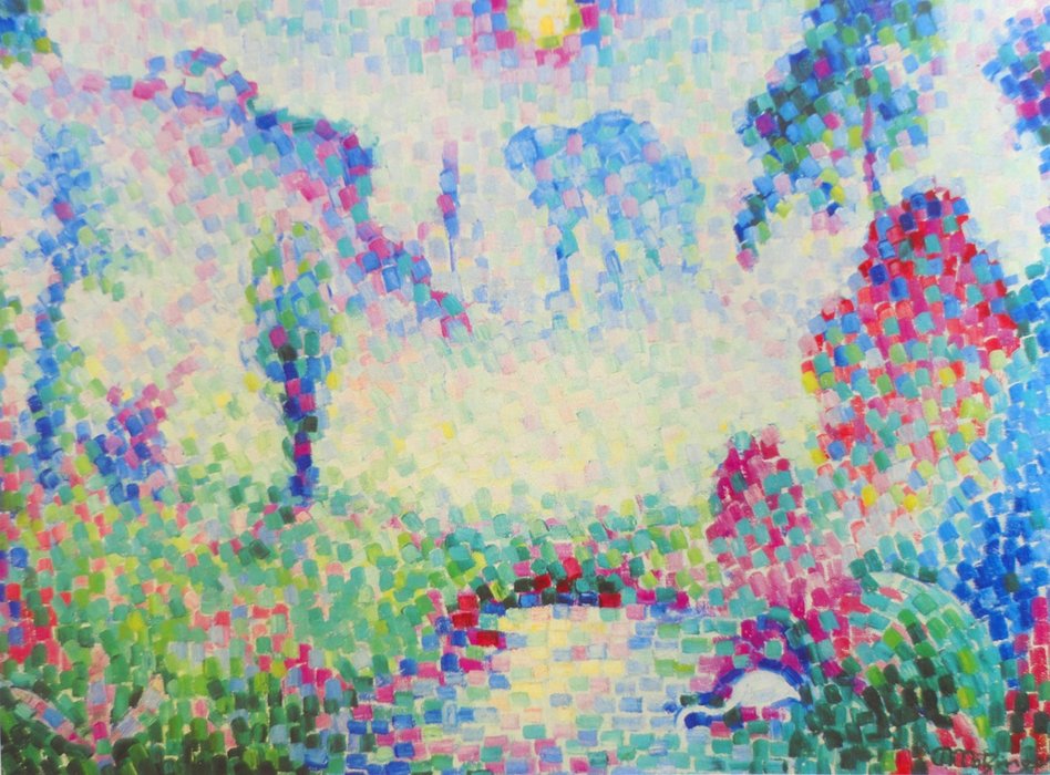 Paysage Pointilliste — Jean Dominique Antony Metzinger