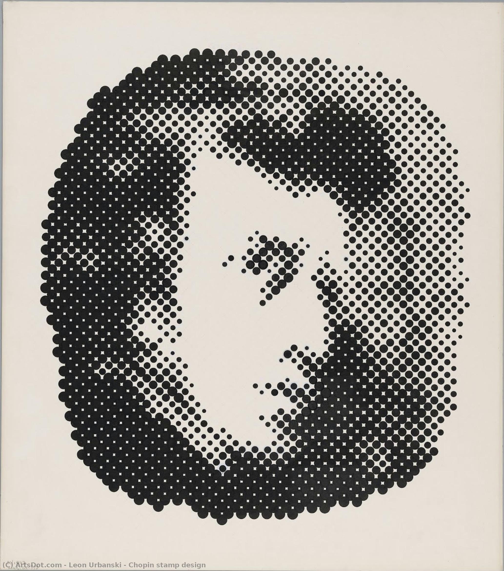 Chopin Stamp Design — Leon Urbanski