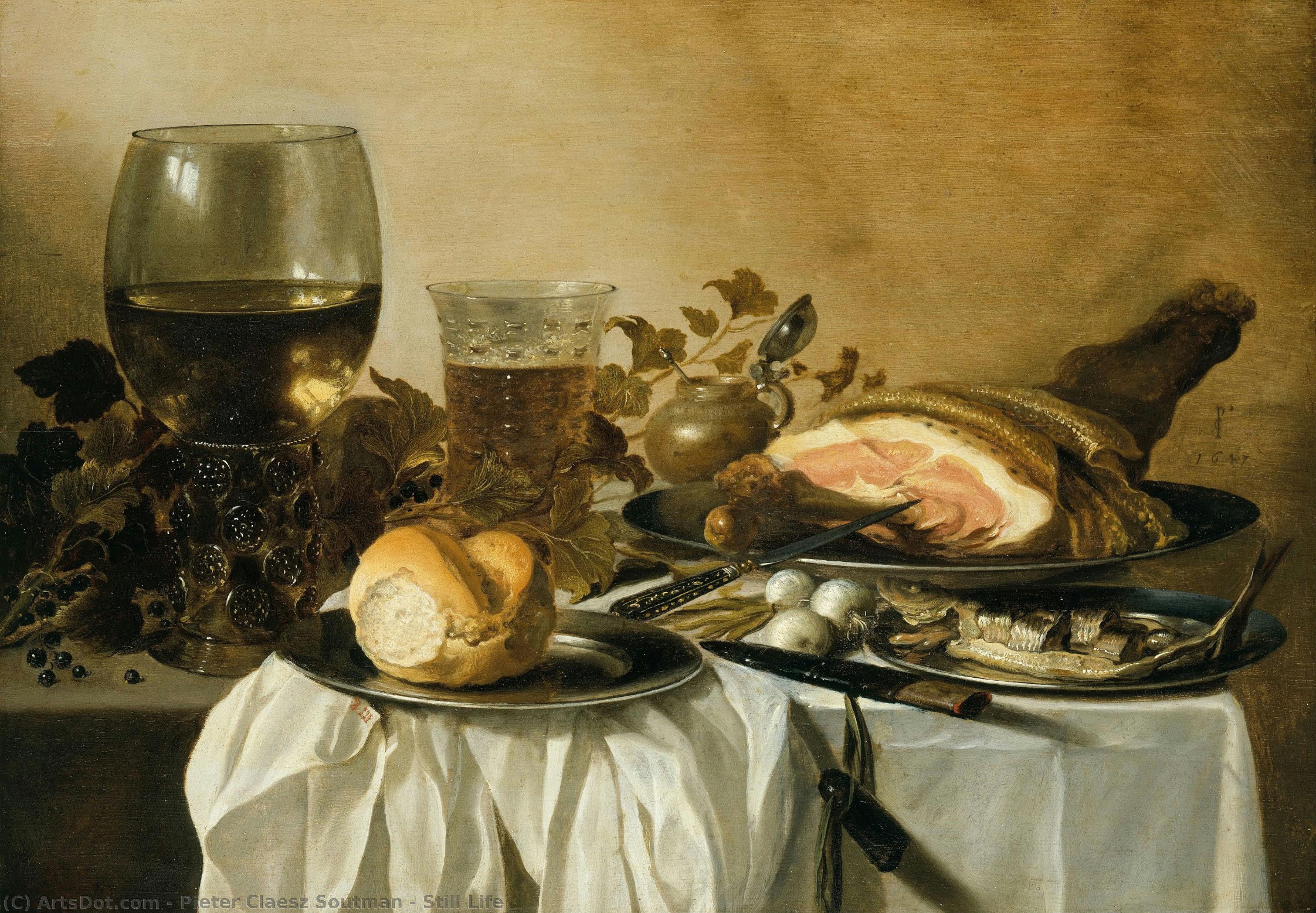 Still Life — Pieter Claesz Soutman