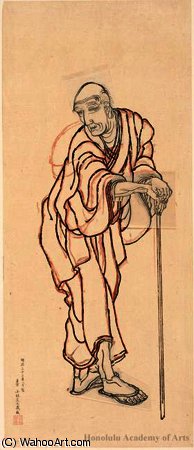 Portrait Of Hokusai As An Old Man — Katsushika Hokusai