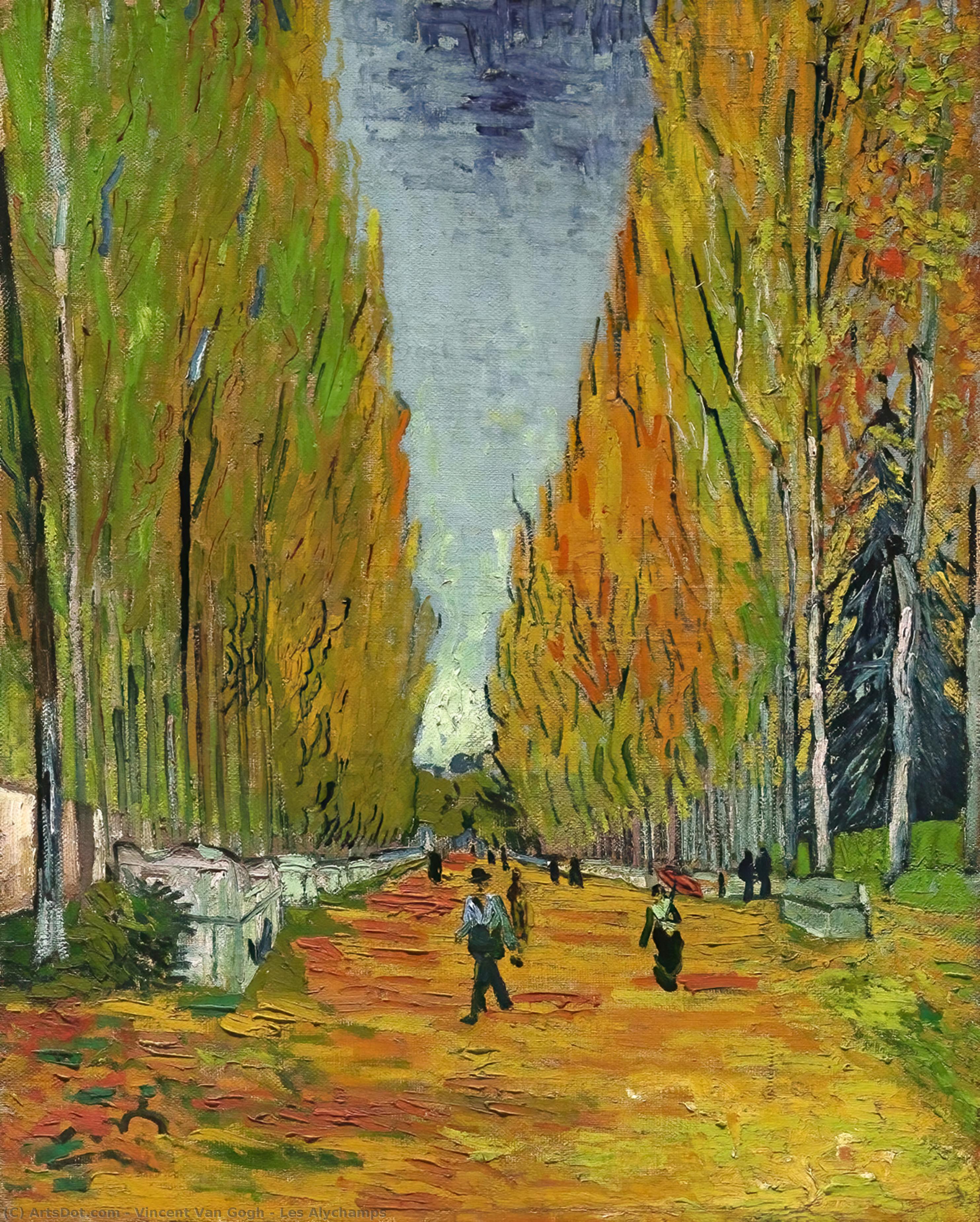 Les Alychamps — Vincent Willem Van Gogh