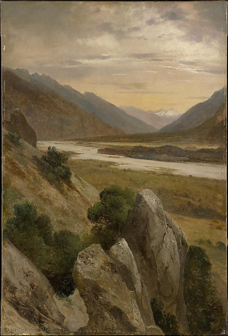 Alpine Landscape — Alexandre Calame