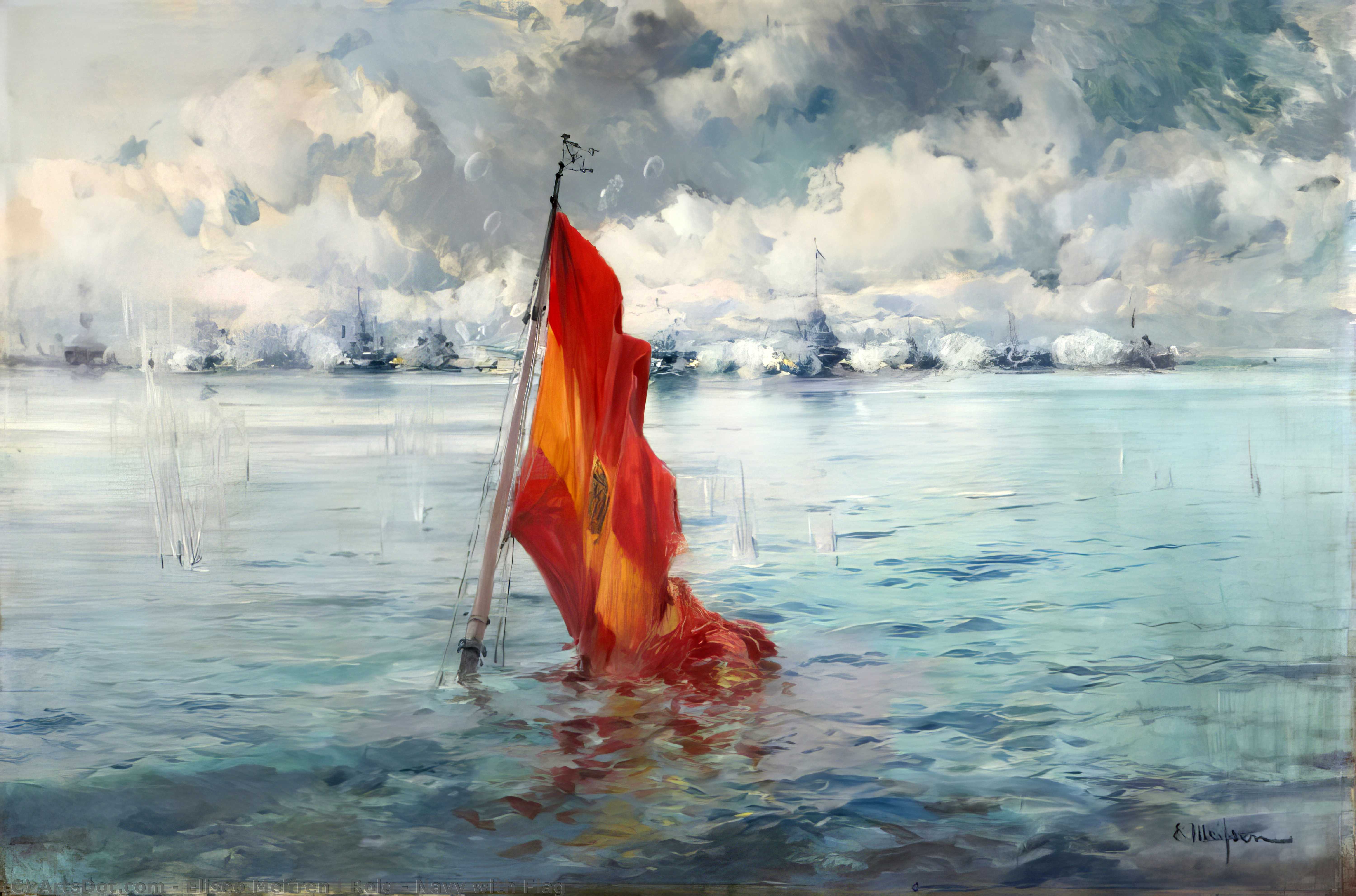 Navy With Flag — Eliseo Meifrèn I Roig