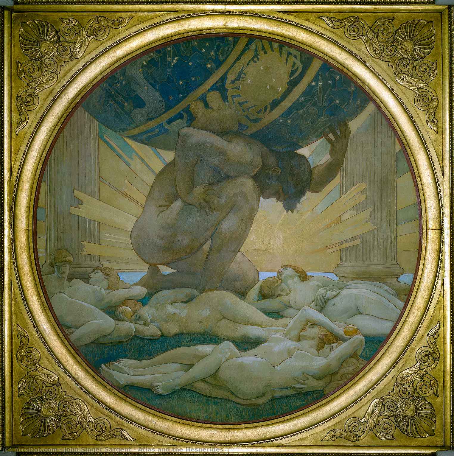 Atlas And The Hesperides — John Singer Sargent
