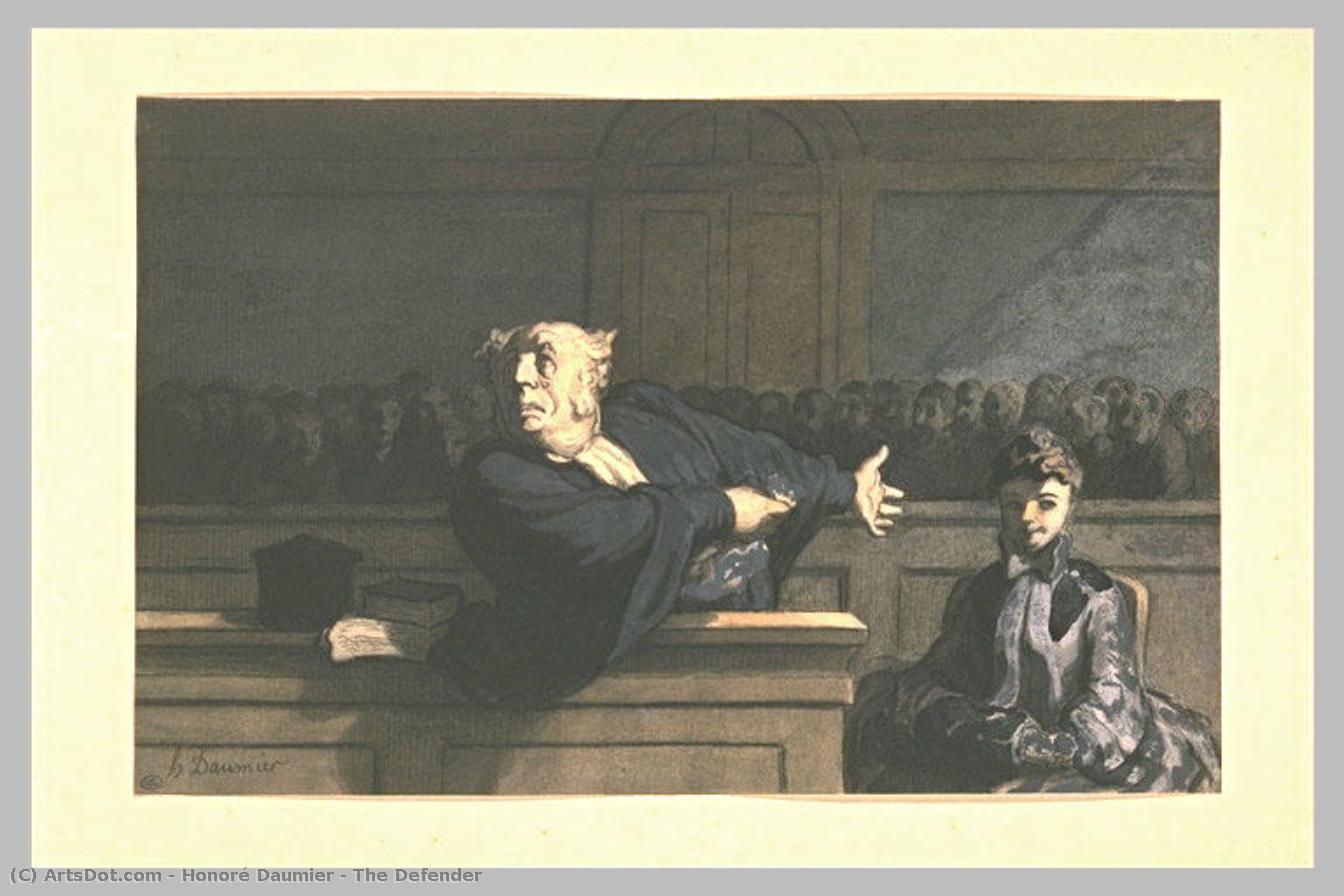 The Defender — Honoré Daumier
