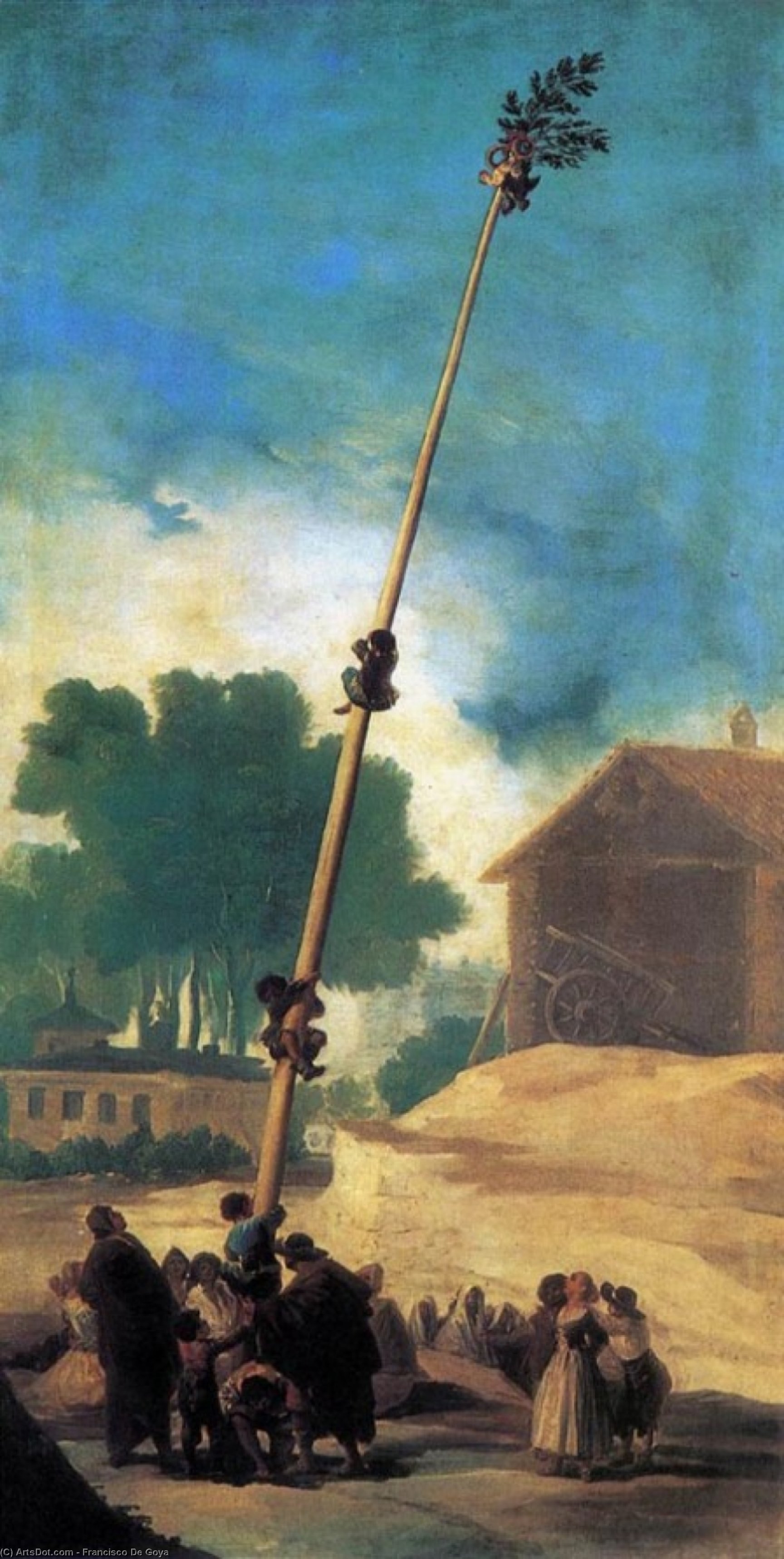 The Greasy Pole — Francisco José De Goya Y Lucientes