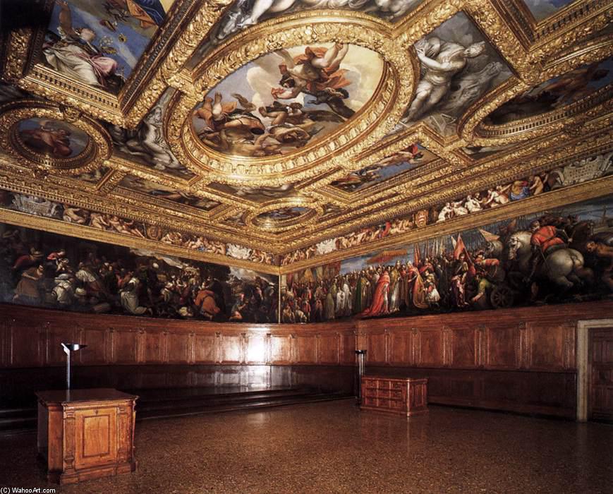 View Of The Sala Del Consiglio Dei Dieci — Paolo Veronese