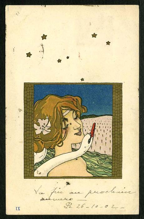 Leda And The Swan — Raphael Kirchner