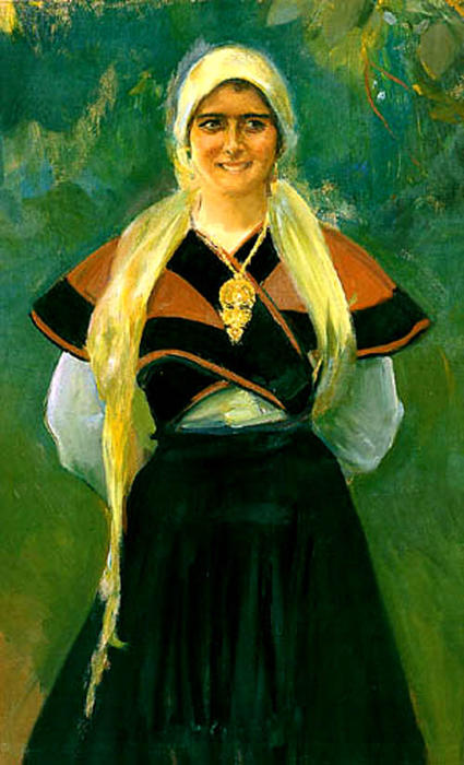 Asturiana — Joaquín Sorolla Y Bastida