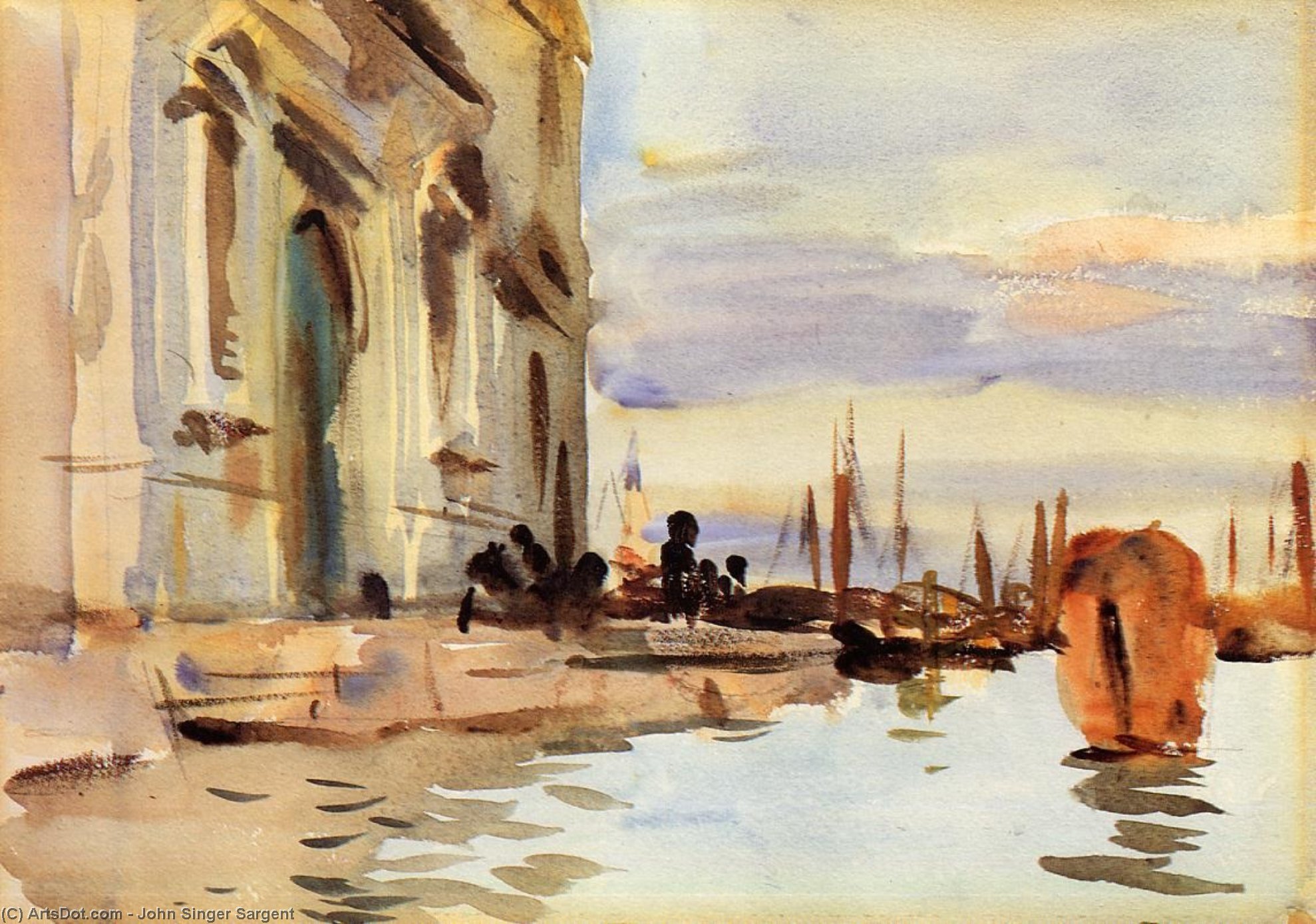 Spirito Santo, Saattera (also Known As Venice, Zattere) — John Singer Sargent