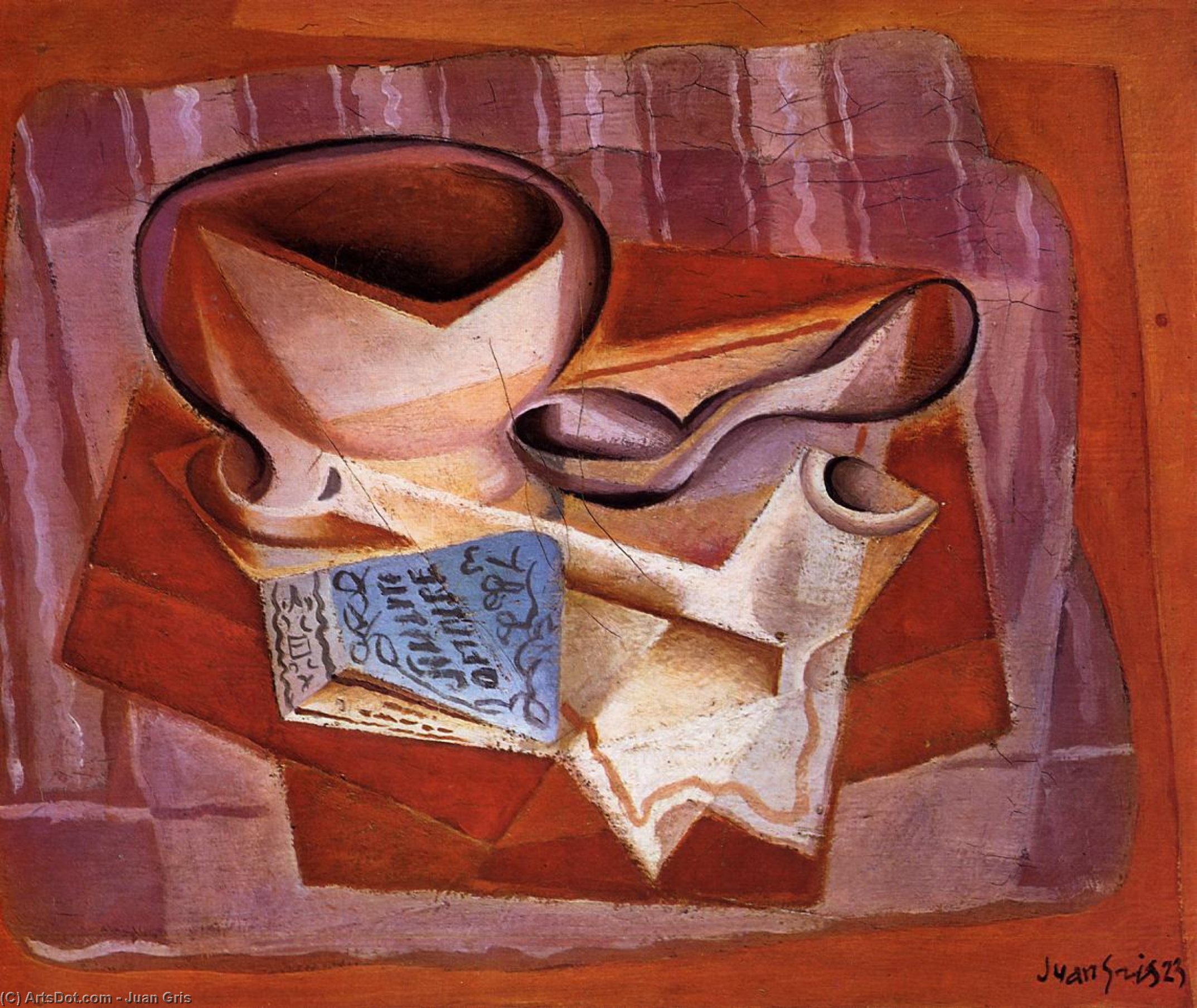 Bowl, Book And Spoon — Juan Gris