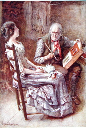 Caleb Plummer And His Blind Daughter — Harold Copping