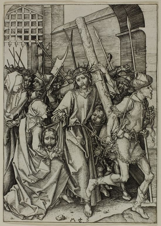 The Bearing The Cross — Martin Schongauer