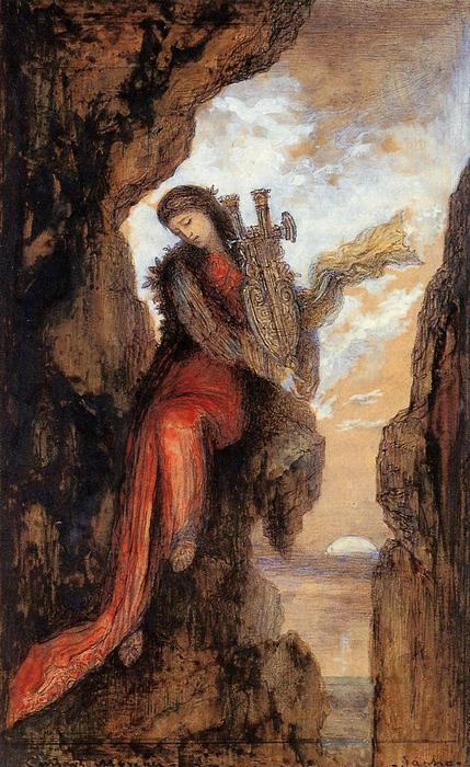 Sappho On The Cliff — Gustave Moreau