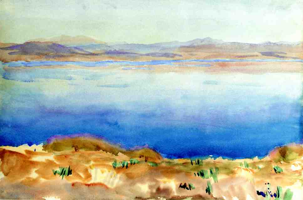 The Lake Of Tiberias — John Singer Sargent