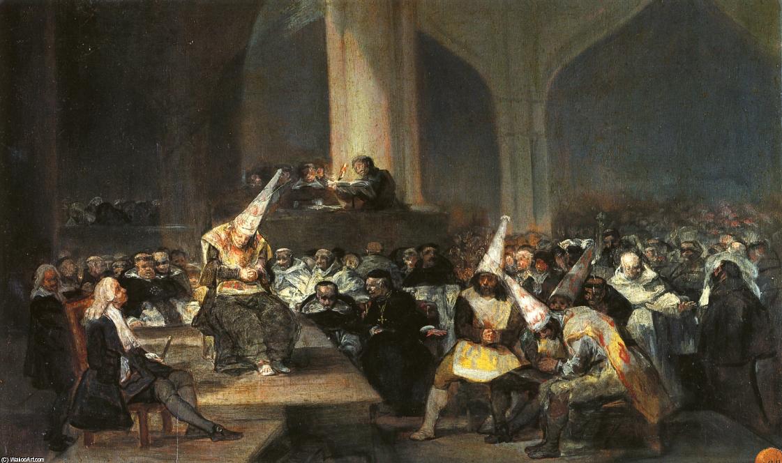 Inquisition Scene — Francisco José De Goya Y Lucientes