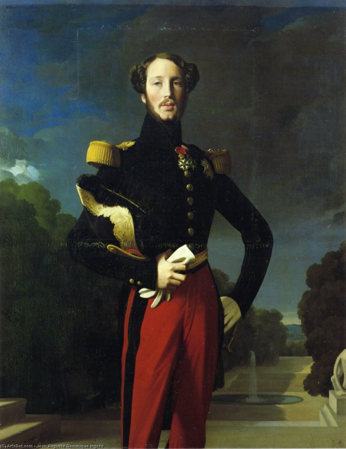 Duke Ferdinand-philippe Of Orleans — Jean-auguste-dominique Ingres