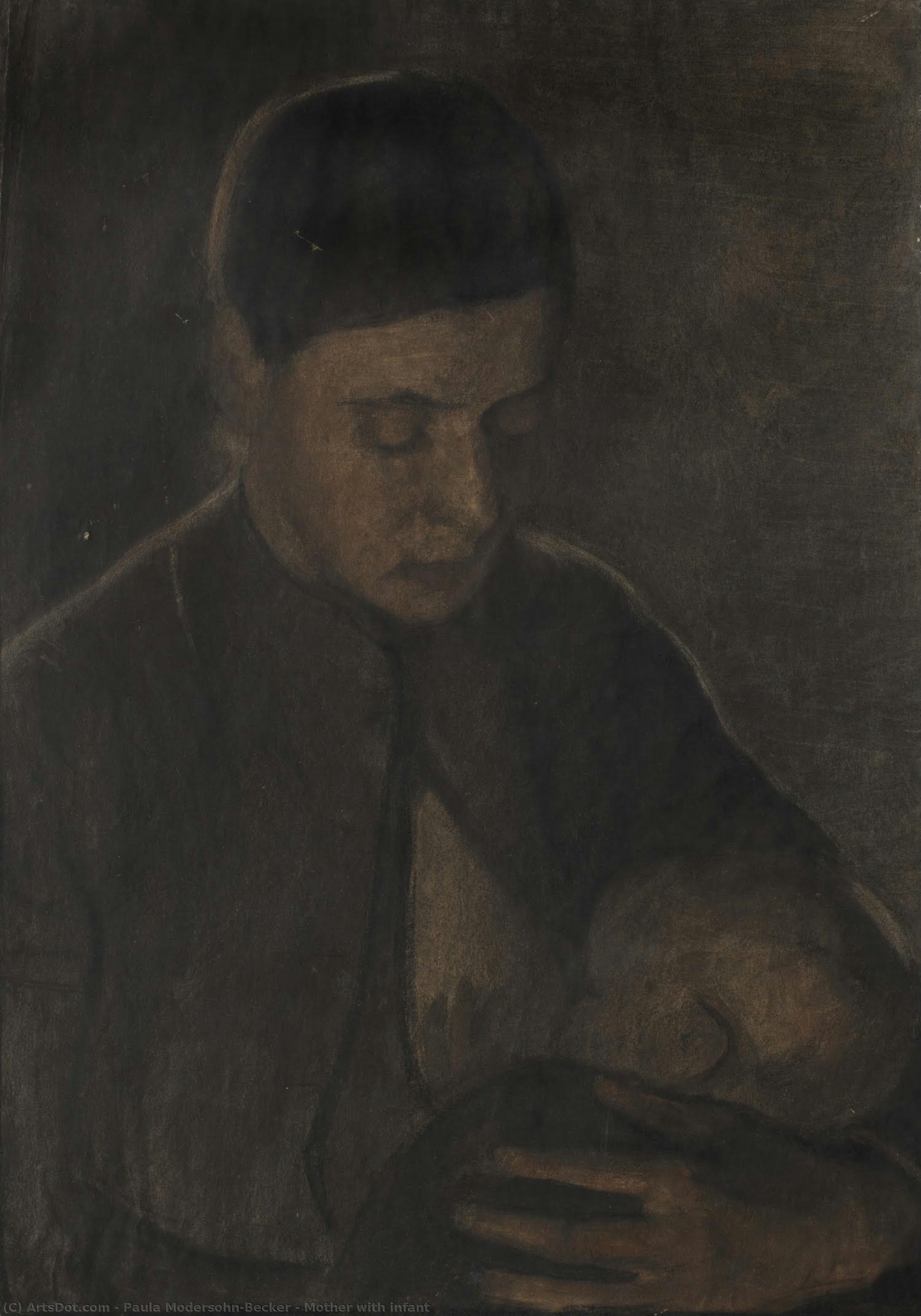 Mother With Infant — Paula Modersohn-becker