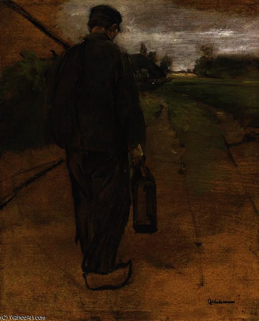 Heimkehrender Arbeiter — Max Liebermann