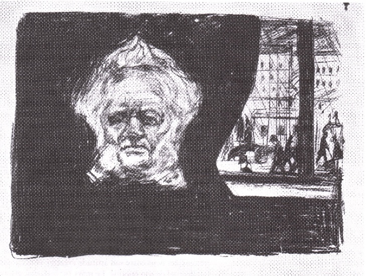 Ibsen At The Grand Café — Edvard Munch