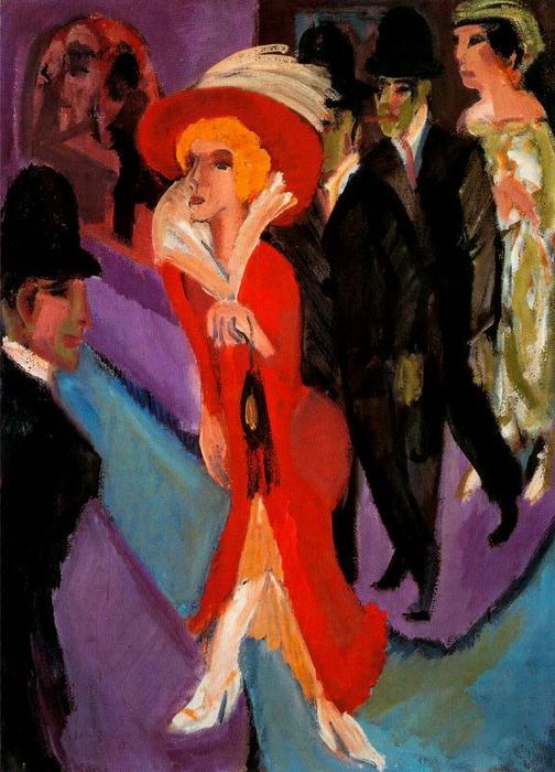 Street Hooker In Red. (berlin Street Scene) — Ernst Ludwig Kirchner