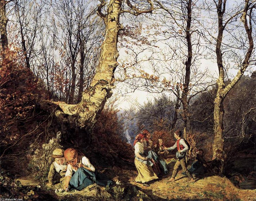 Early Spring In The Wienerwald — Ferdinand Georg Waldmüller