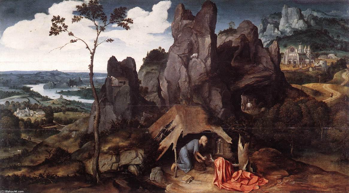 St Jerome In The Desert — Joachim Patenier