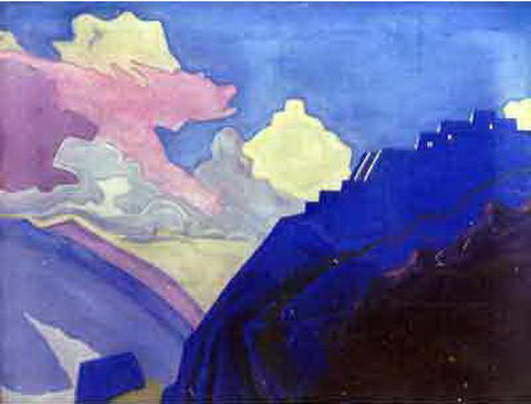 By The Brahmaputra — Nicholas Roerich
