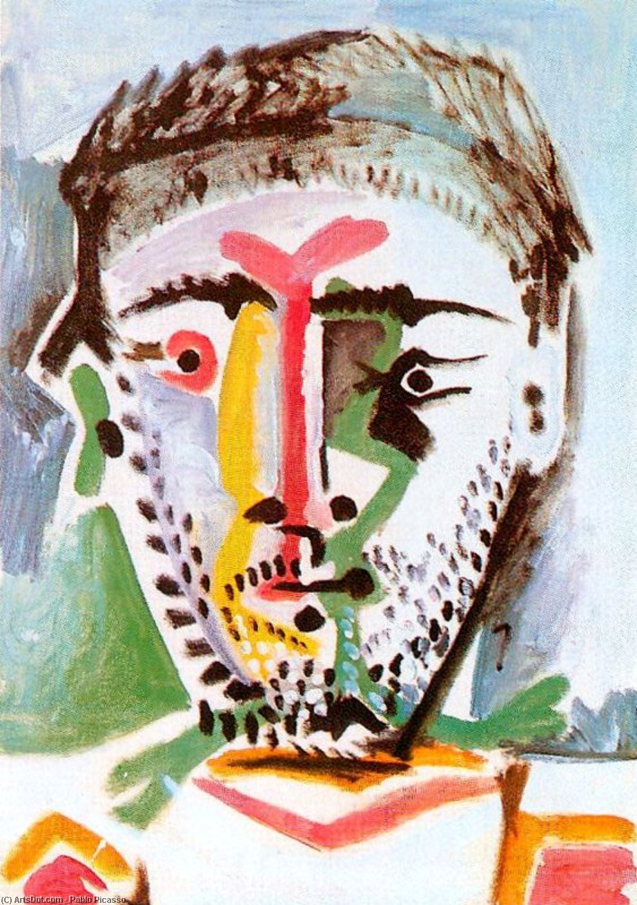 Head Of A Man 8 — Pablo Picasso