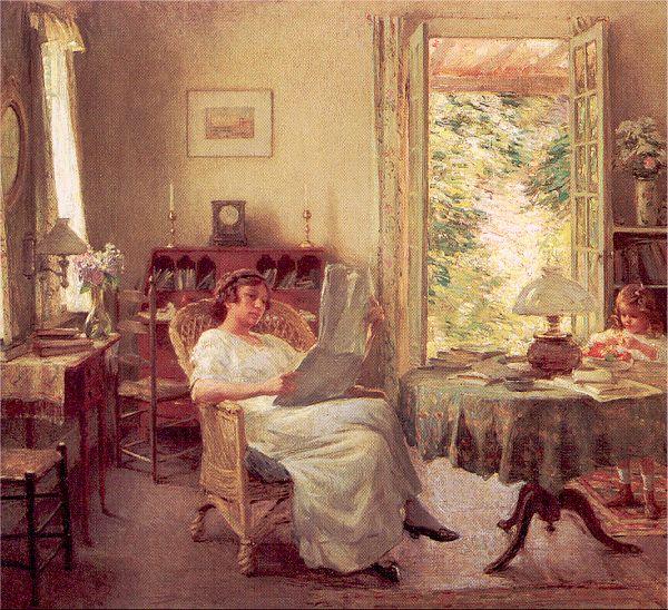 Summer At Hadlyme — Willard Leroy Metcalf