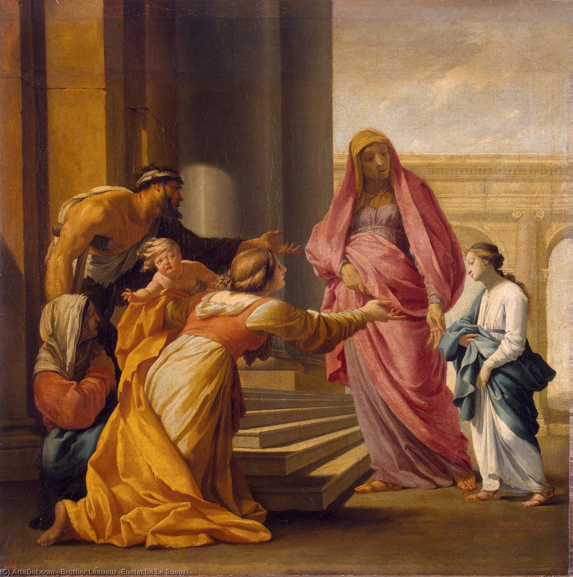 Presentación De La Virgen — Hermano Lesueur (eustache Le Sueur)