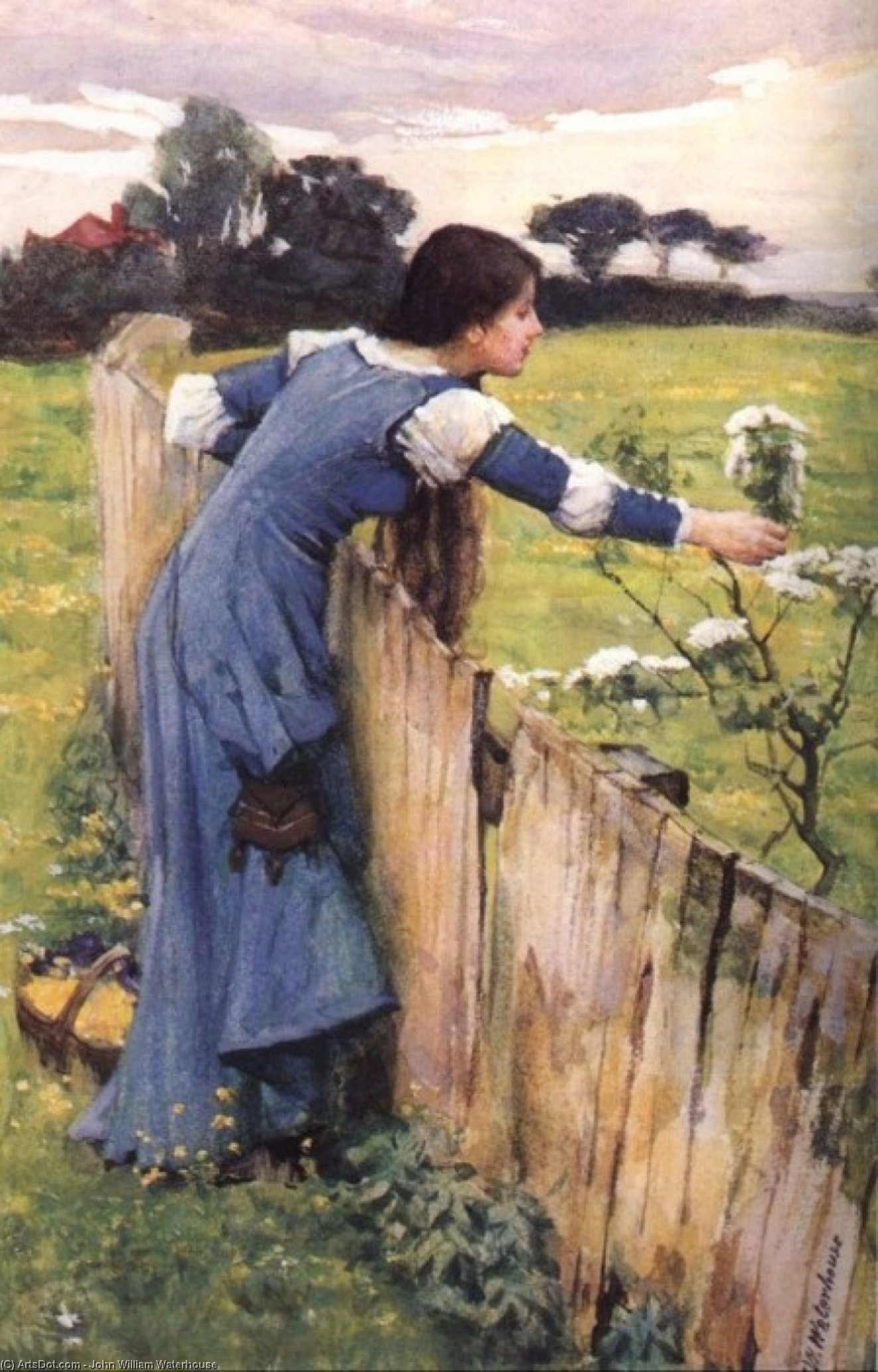 Flower Picker — John William Waterhouse