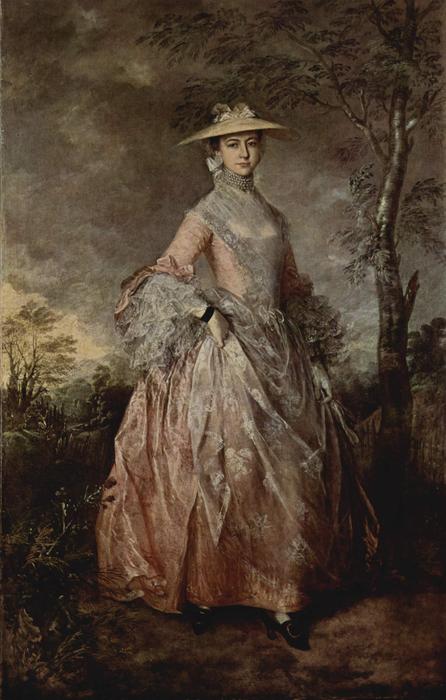 Portrait Of Mary Countess Howe — Thomas Gainsborough