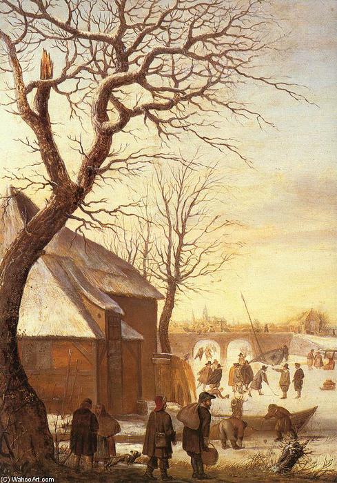 Winter Landscape (detail) — Hendrick Avercamp