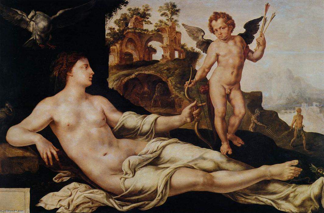 Venus And Cupid — Maerten Van Heemskerck