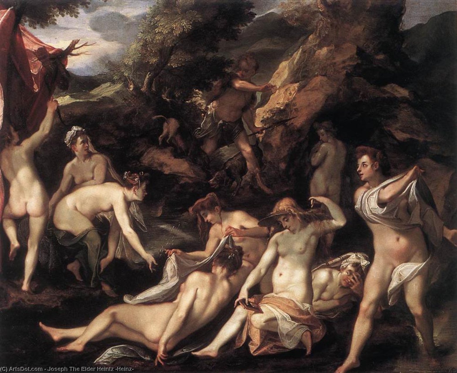 Diana And Actaeon — Joseph The Elder Heintz (heinz)